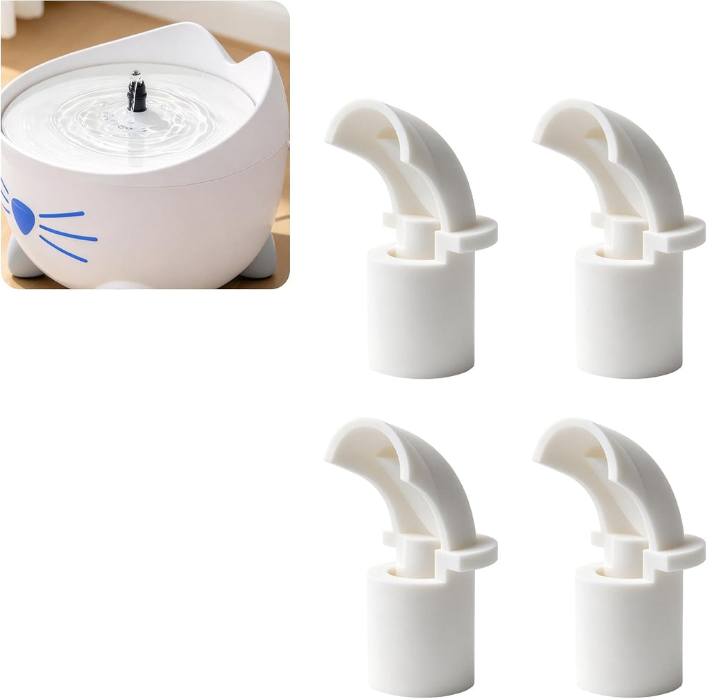 Water Fountain Nozzle Compatible with Catit Pixi Cat Water Fountain，White