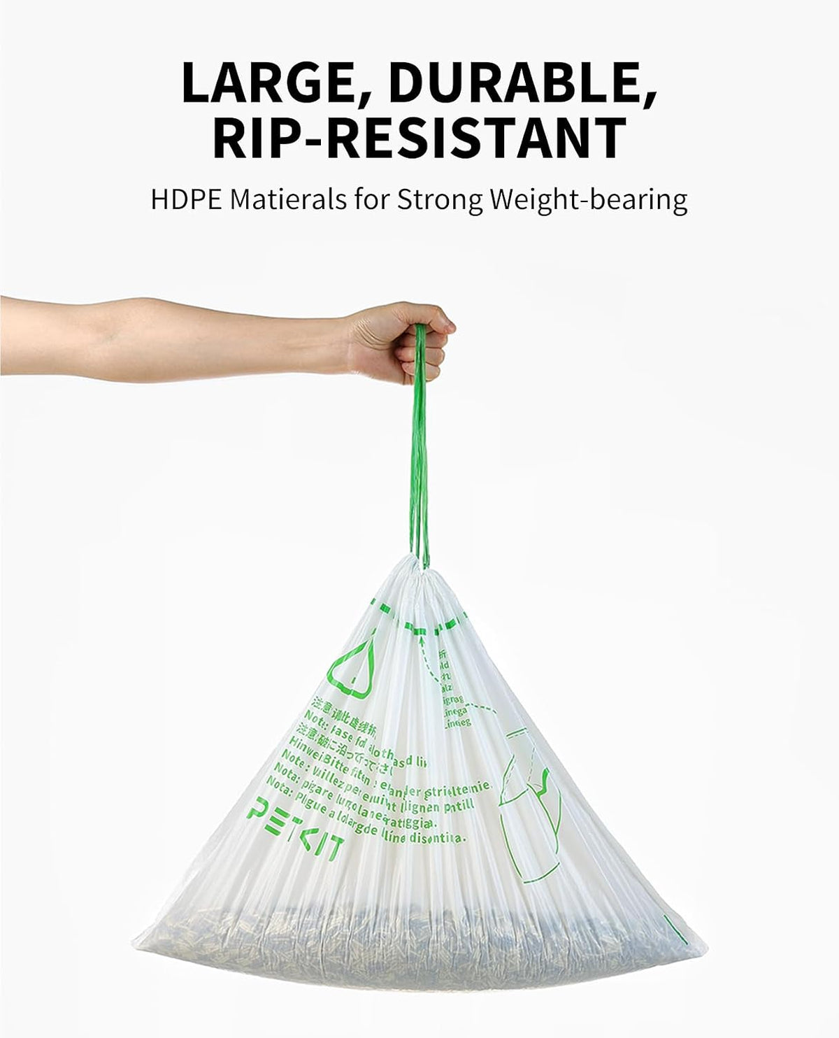 PETKIT Replacement Trash Bag Waste Bag 5 Rolls