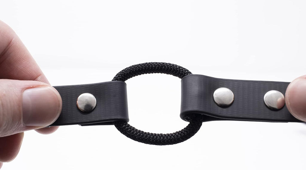 E-Collar Educator 3/4" Quick Snap Bungee Collar Strap, Black