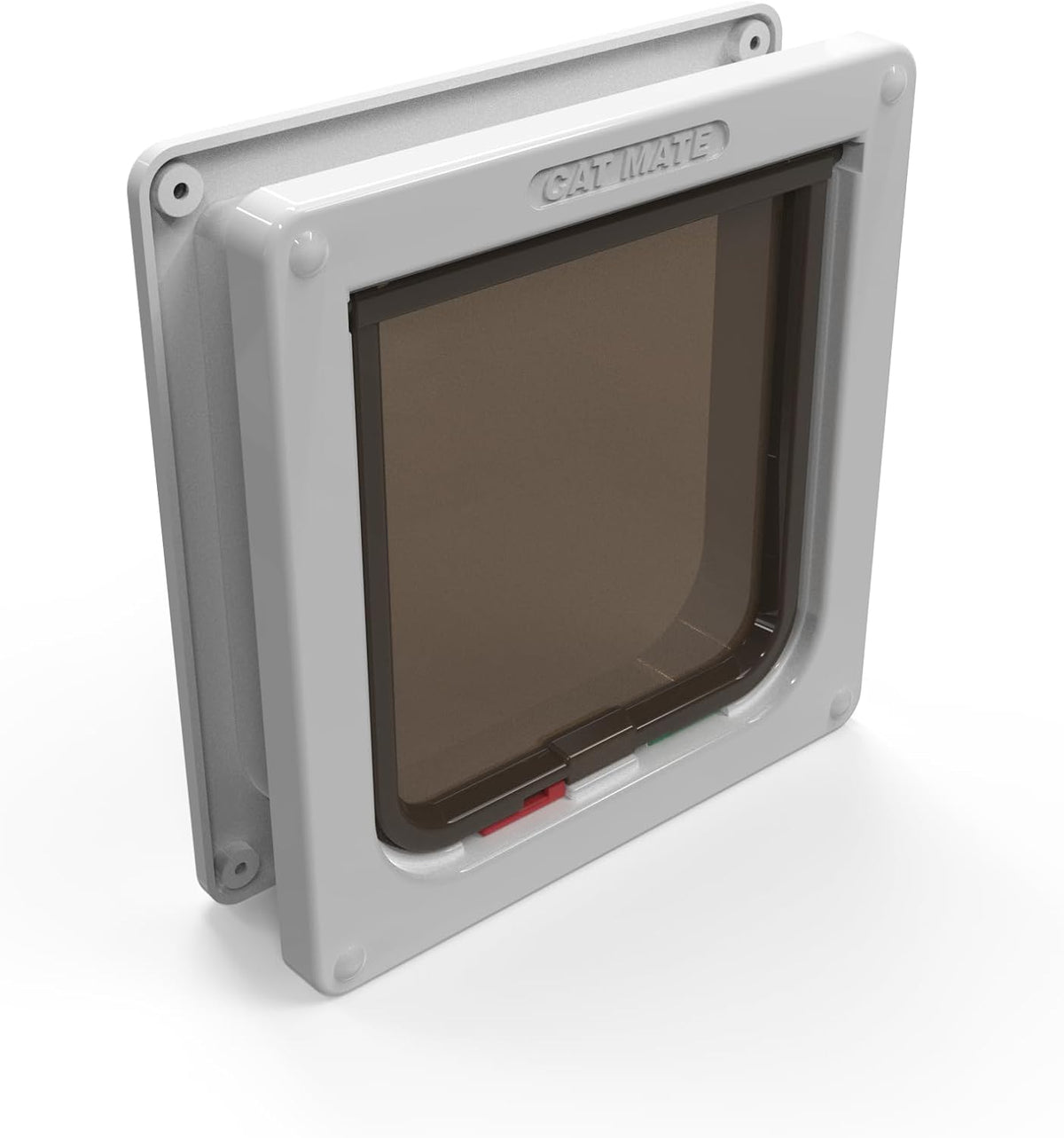 Cat Mate 2-Way Lockable Cat Flap for Small to Medium Cats, White
