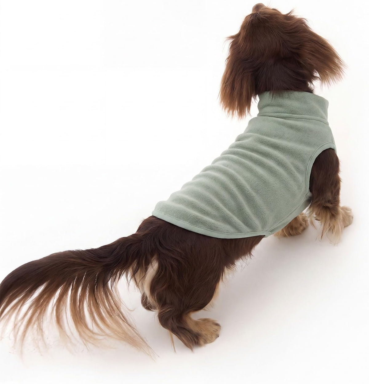 GYALAPERI 3 Pack Fleece Dog Sweaters for small dogs, Stretch Pullover Vest
