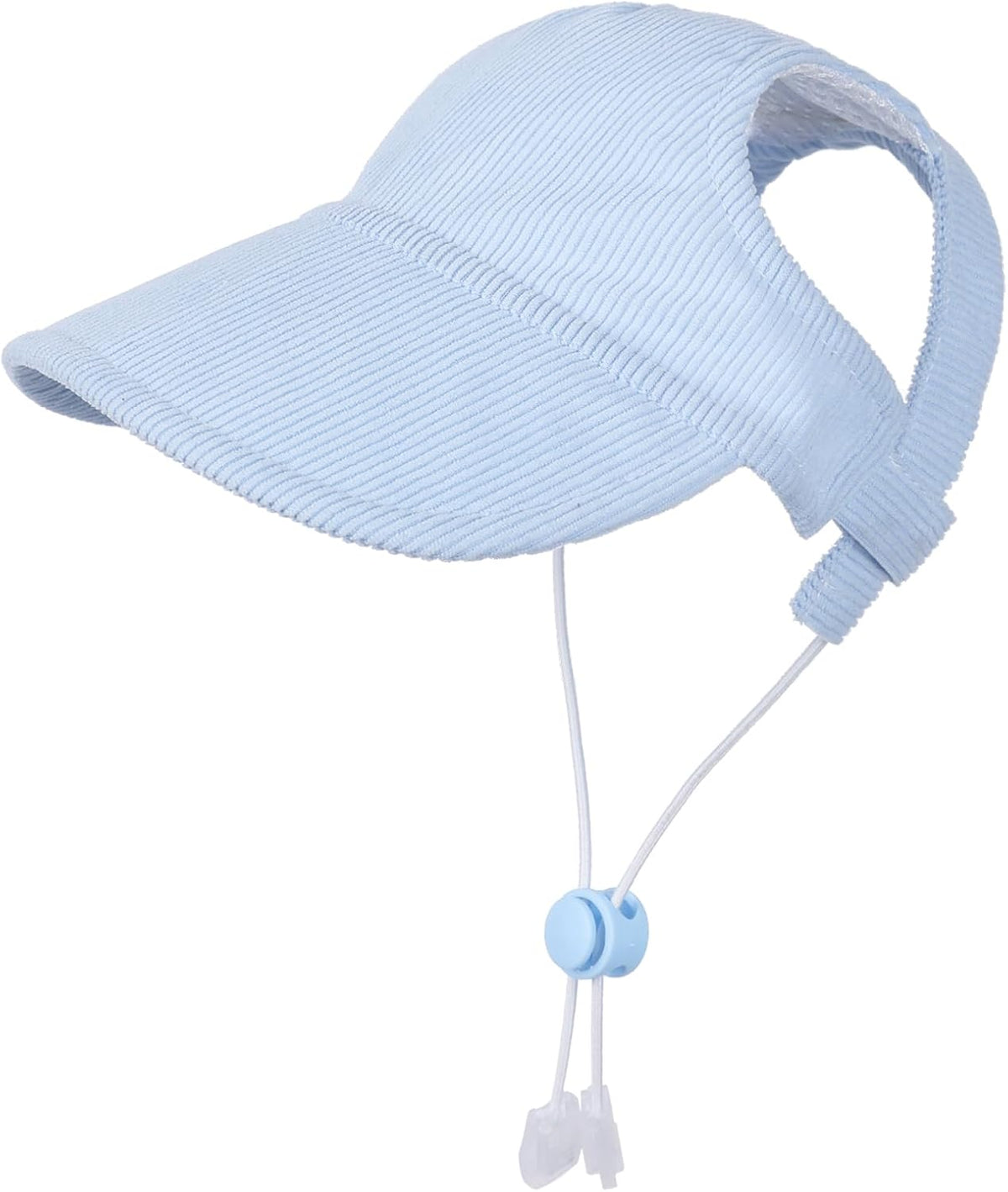Pet Dog Baseball Cap, Cat Hat, Cat Dog Sun Cap with Ear Holes, Adjustable Puppy Outdoor Sun Hat (Pure Red, Small)