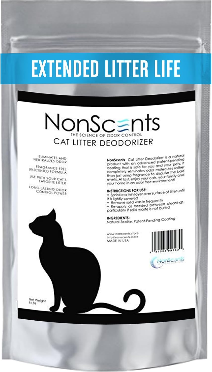 Nonscents Cat litter Deodorizer - Odor Eliminator - 16 ounce