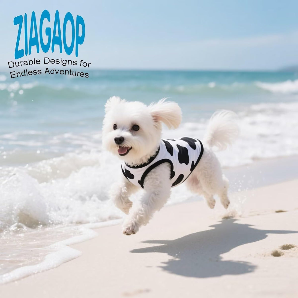 Adorable Cow Print Dog Shirts – Lightweight, Cozy Outfit for Small to Medium Dogs, Soft & Snuggly Pet Wear for Everyday 