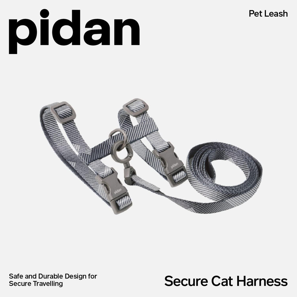 pidan Cat Harness and Leash Set, Escape Proof Adjustable Kitten Harness for Large Small Cats, Easy Use, Lightweight Soft