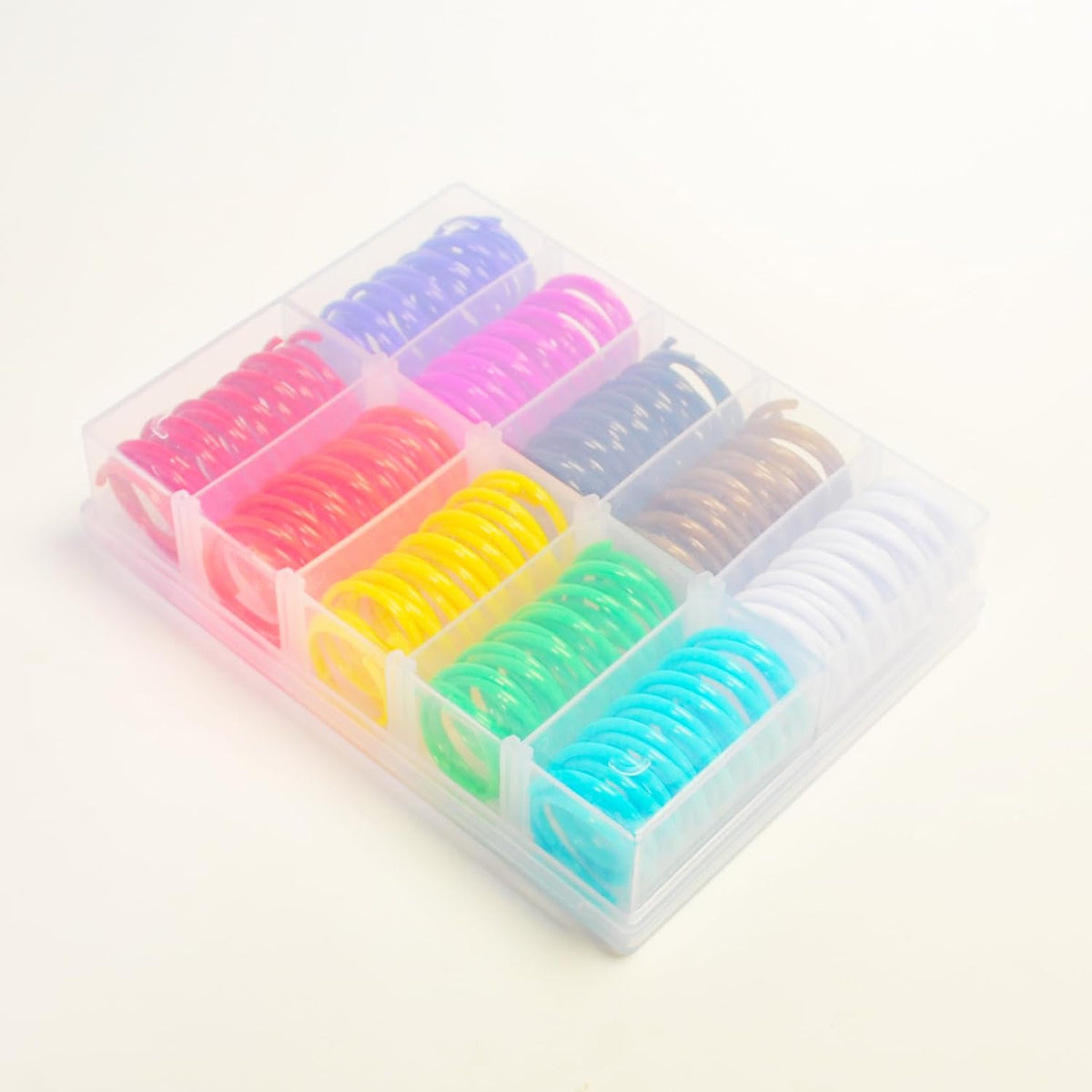 40Pcs 10 Colors Box Stored Springs for Indoor Cats, Cats Coil, Cat Interactive Toys, Cat Swatting Toy, Self-Play Toys, H