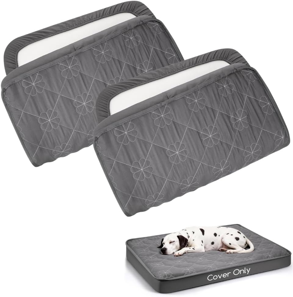 Dog Bed Cover with Waterproof TPU Backing,36" x 27",Cover Only