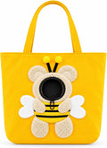 Head-Out Pet Carrier Tote for Small Cats and Dogs, Adjustable Head Opening