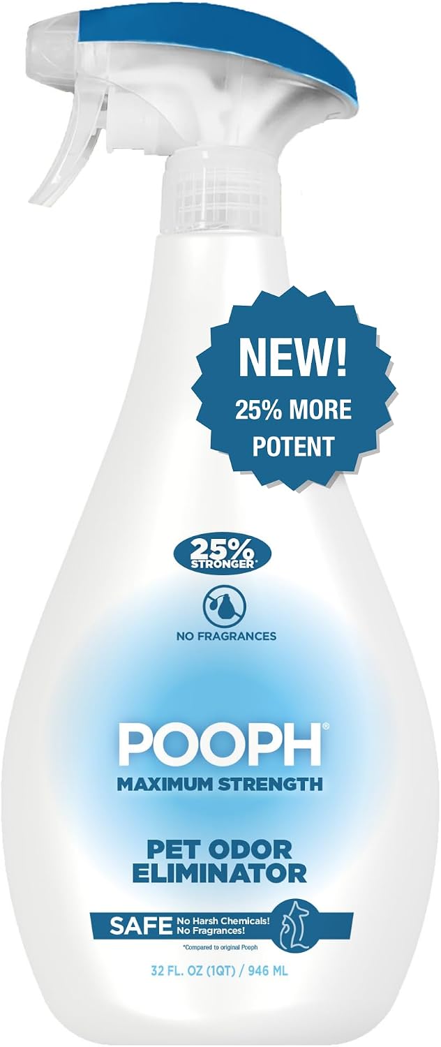POOPH Plus Maximum Strength Pet Odor Eliminator Spray, 64 oz