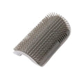 Cat Massage Tool Self-Cleaning Grooming Brush for Cats - Hair Removal(Gray,Large)