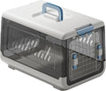Airline Approved Hard Pet Carrier for Cats & Small Dogs – 20" Travel Crate with Metal Front Door, Top Handle, Secure Loc