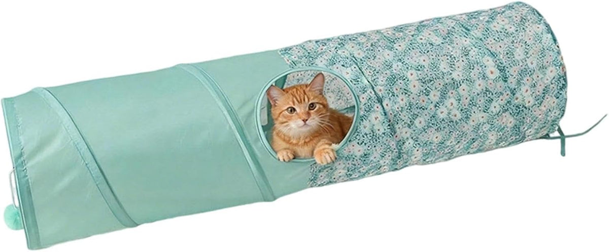 Cat Tunnel Kitten Breathable Interactive Exercise Maze 25×25×90cm