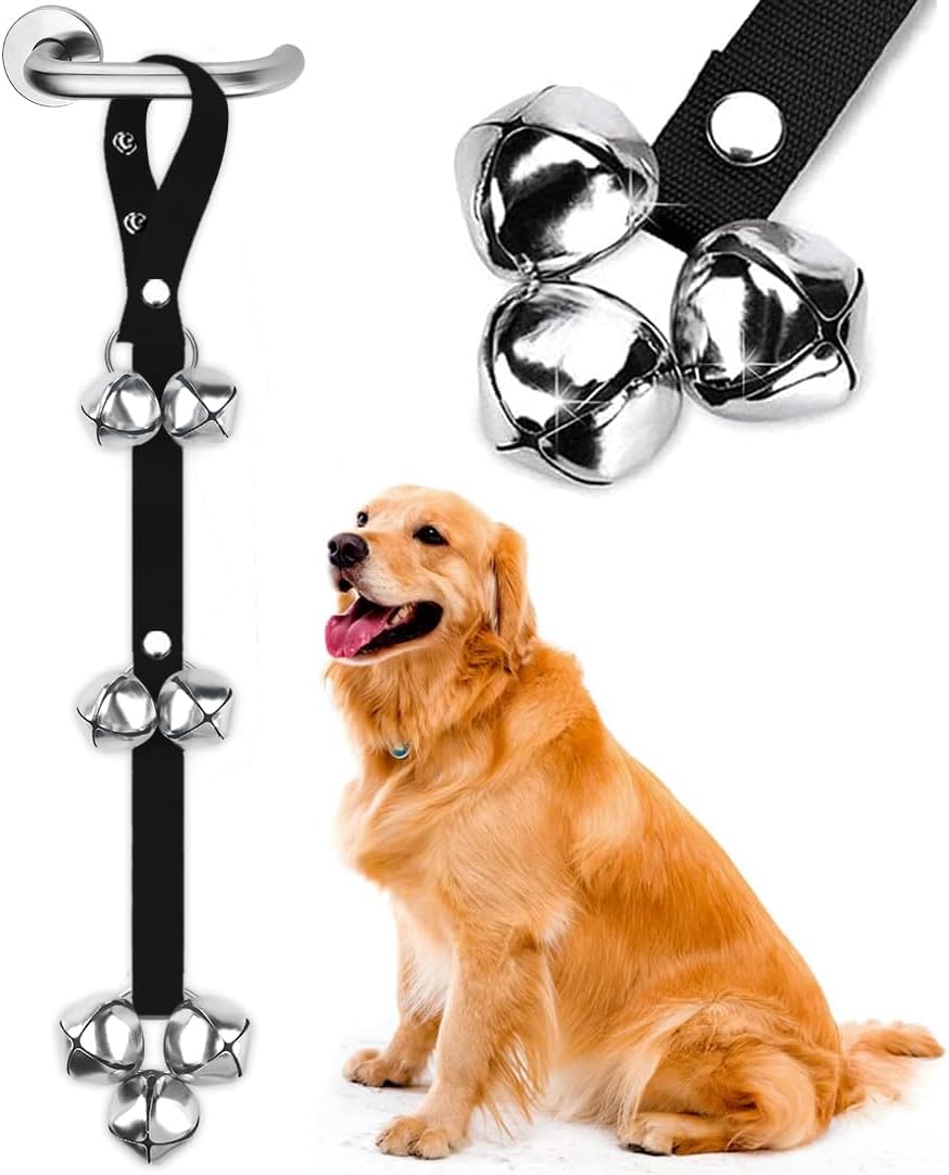 BLUETREE Dog Doorbells Premium Quality Training Potty Great Dog Bells Adjustable Door Bell Dog Bells for Potty Training 