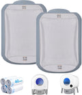 2 Pack Waterproof Pad with 40 liners for Tuya Cumrige and Fumoi Self Cleaning Litter Box, Automatic Cat Litter box liner