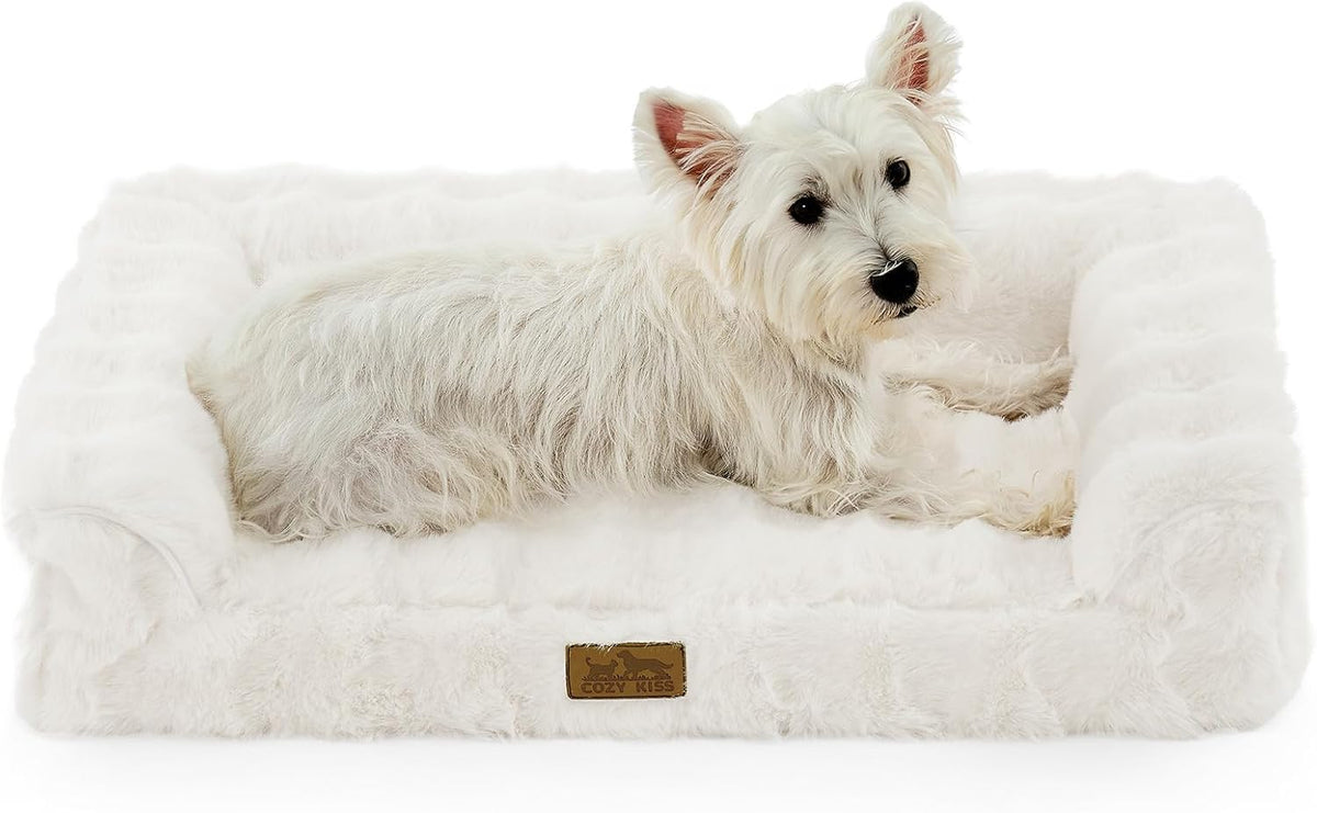 COZY KISS Orthopedic Large Dog Bed, Washable Pet Bed