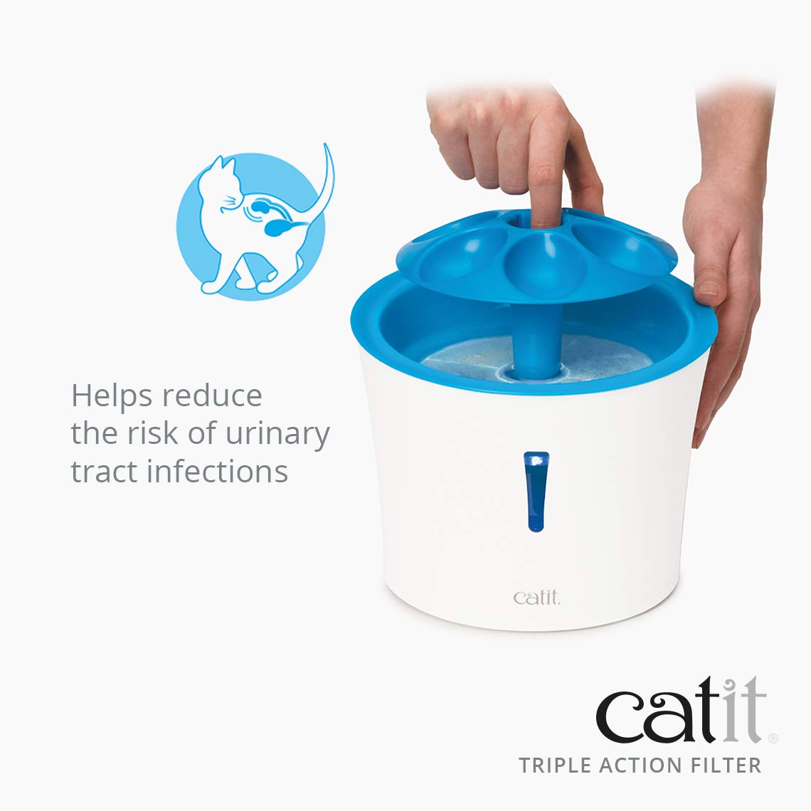 Catit Triple Action Replacement Fountain Filters - 5-Pack