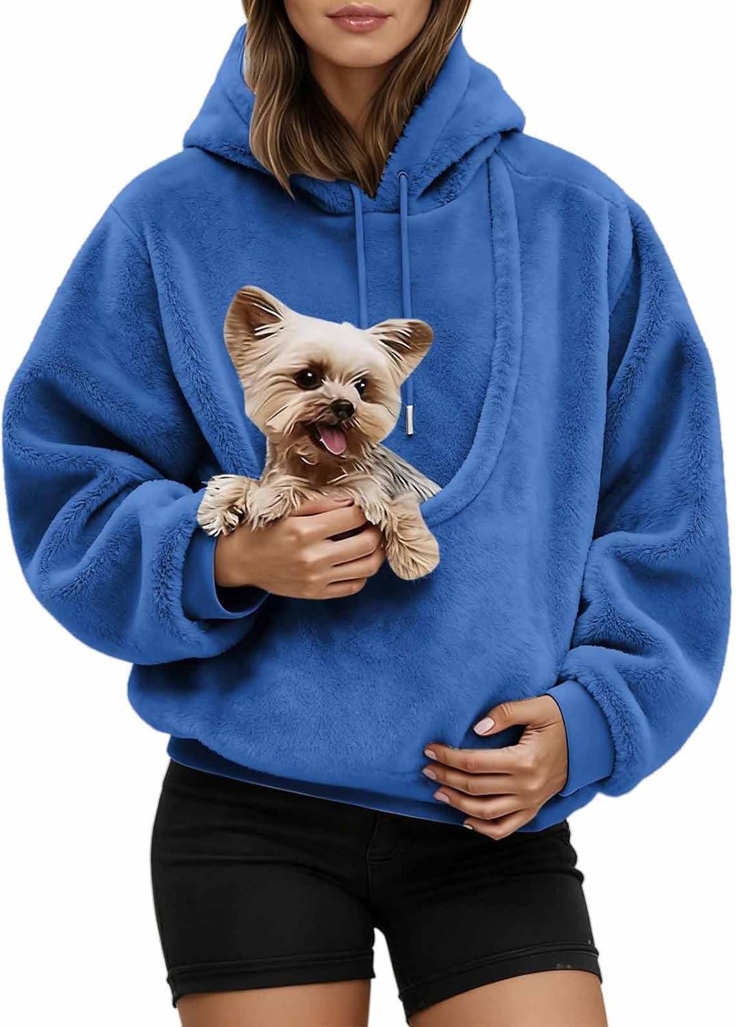S-5XL Pet Pouch Hoodie,Hoodies with Dog Pouch,Cat Hoodie with Pouchs,Pet Carrier Holder Long Sleeve Pullover Tops