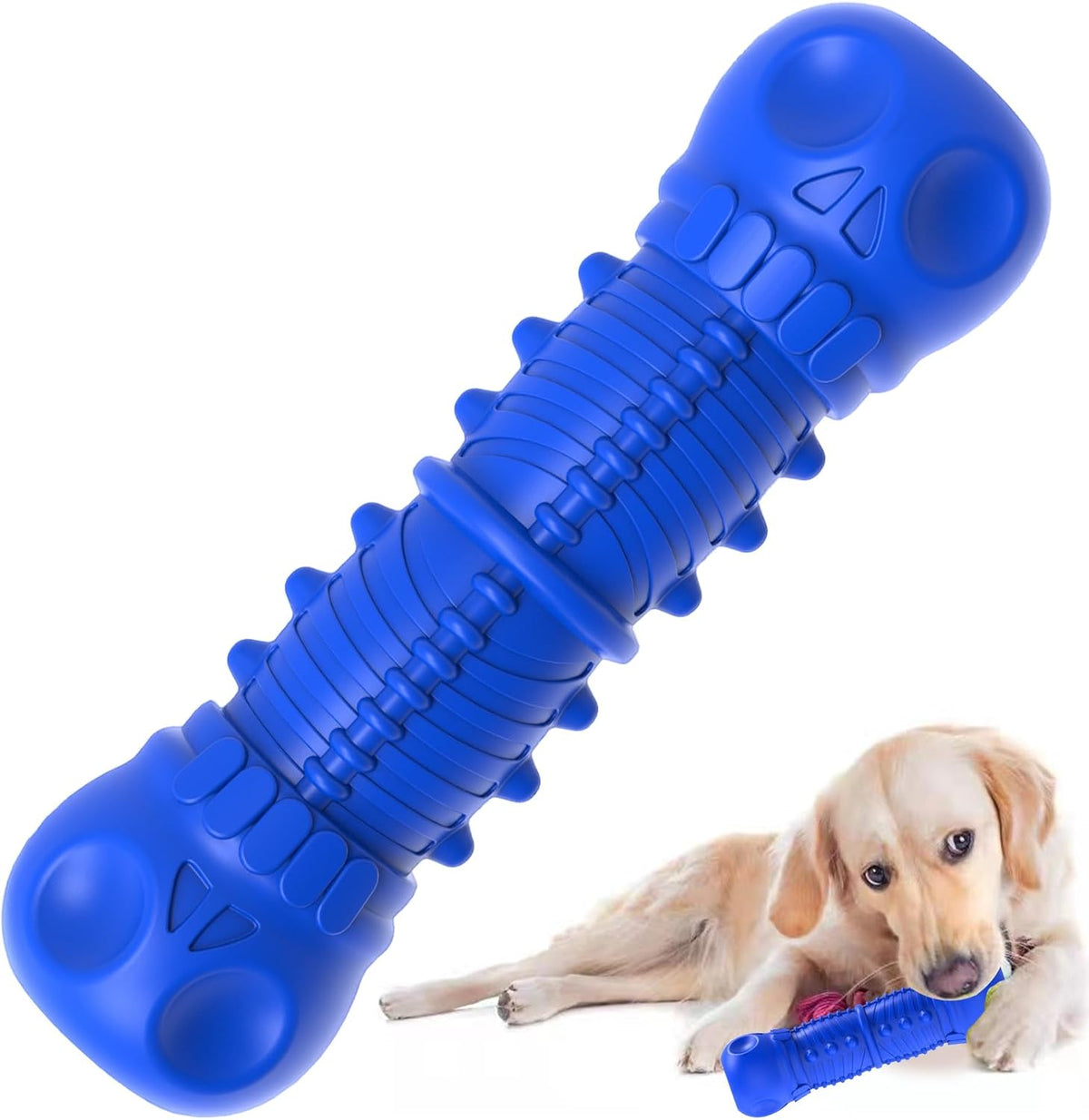 ZIKATON Dog Squeaky Toys for Aggressive Chewers, Durable Chew Toys for Large Medium Breed Dog, Dog Toys, Tough Durable D