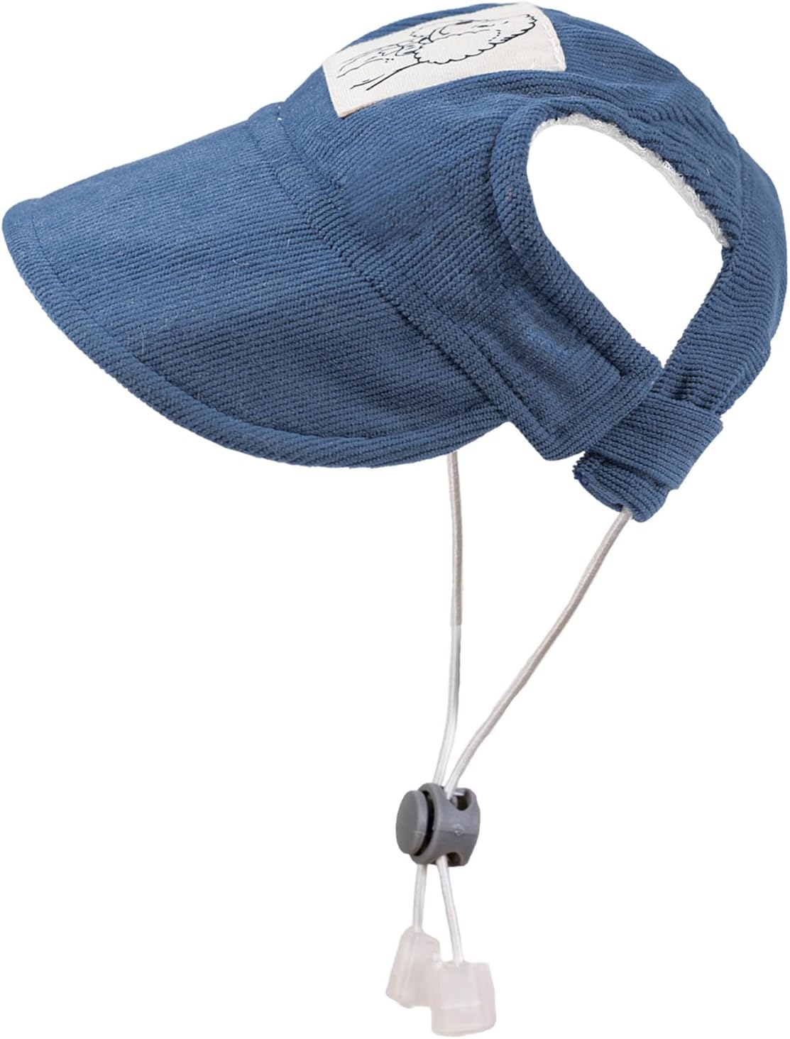 Pet Dog Baseball Cap, Cat Hat, Cat Dog Sun Cap with Ear Holes, Adjustable Puppy Outdoor Sun Hat (Pure Red, Small)