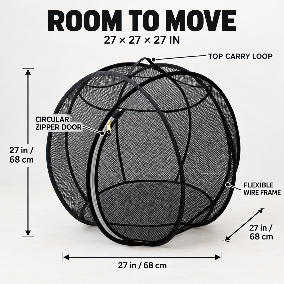 Rolling Cat Hamster Ball, Pop Up Catio Outdoor Cat Enclosure