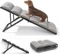 Veehoo Dog Ramp for Bed Couch Small Large Dogs, Foldable Pet Ramp 17“-23''H