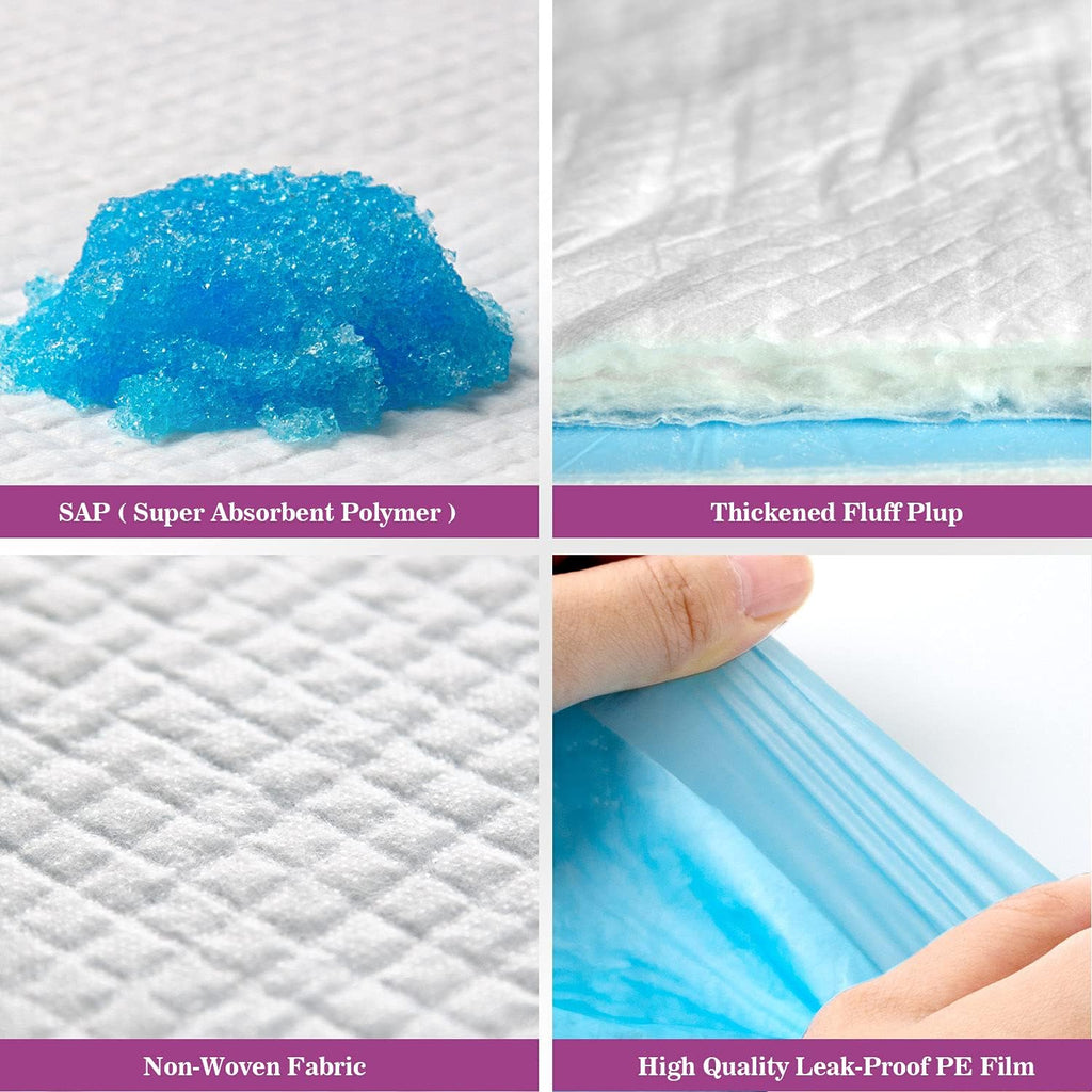 Dog Pee Pads Extra Large 28"x34", X-Large Training Puppy Pee Pads Super Absorbent & Leak-Proof, XL Disposable Pet Piddle