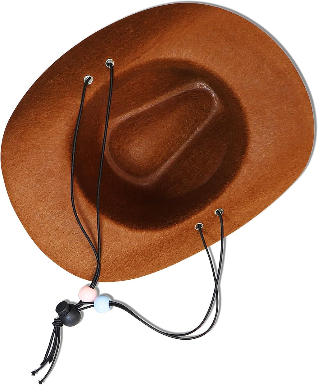 Goyoswa Halloween Dog Costume - Cowboy Hat & Bandana, Brown & Red, Large