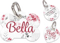 Personalized Pet ID Tag, Custom Aluminum Tag, Round, 1.5" x 1.25"