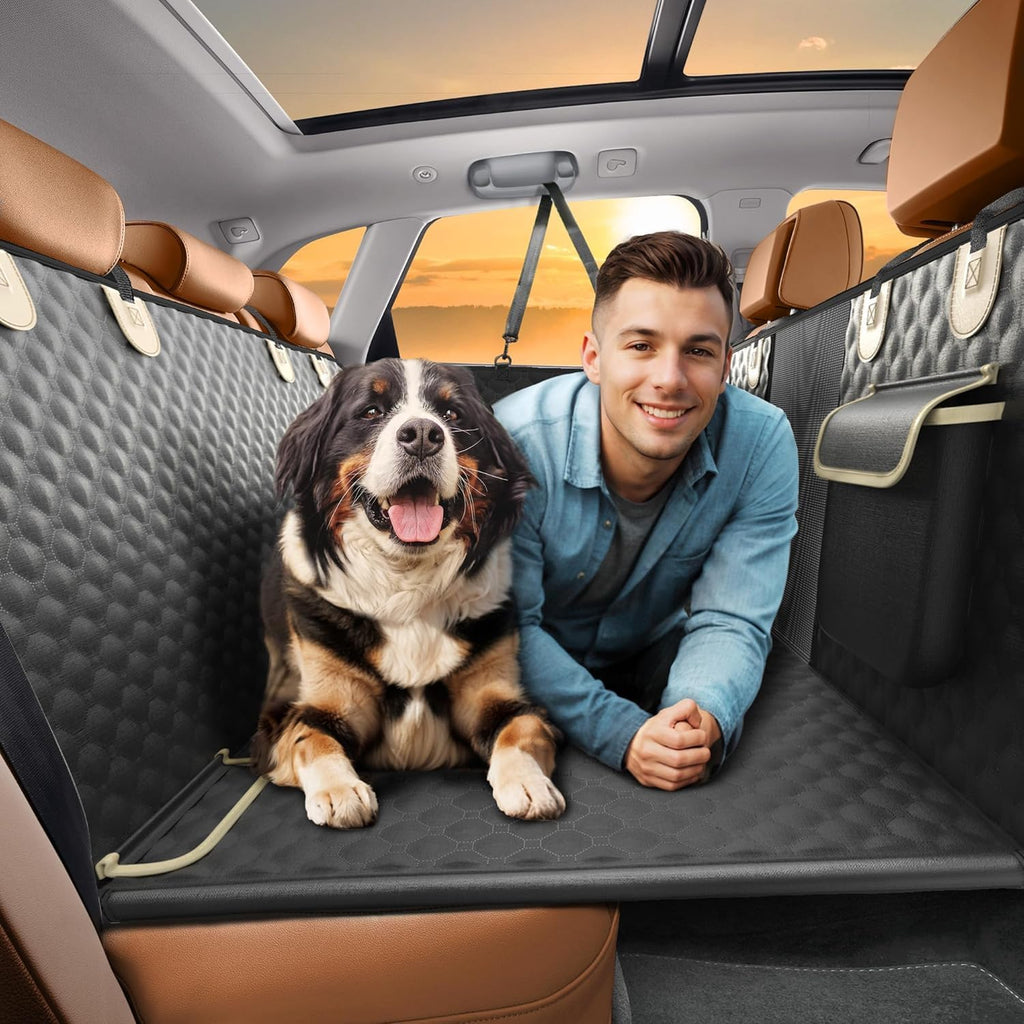 Back Seat Extender for Dogs, Heavy Duty Dog Car Seat Cover for Back Seat