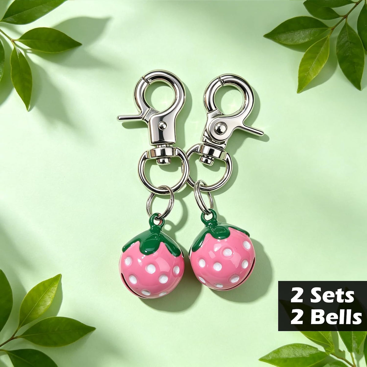 Cat Bell - Pet Collar Accessories Bells for Cats Dogs 2 Pack