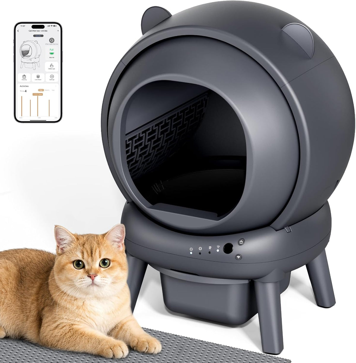 Automatic Litter Box Waterproof Pad, Cat Litter Box Accessory