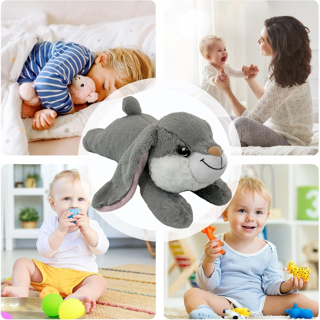 Snuggle Rabbit Heartbeat Stuffed Toy, Puppy Plush