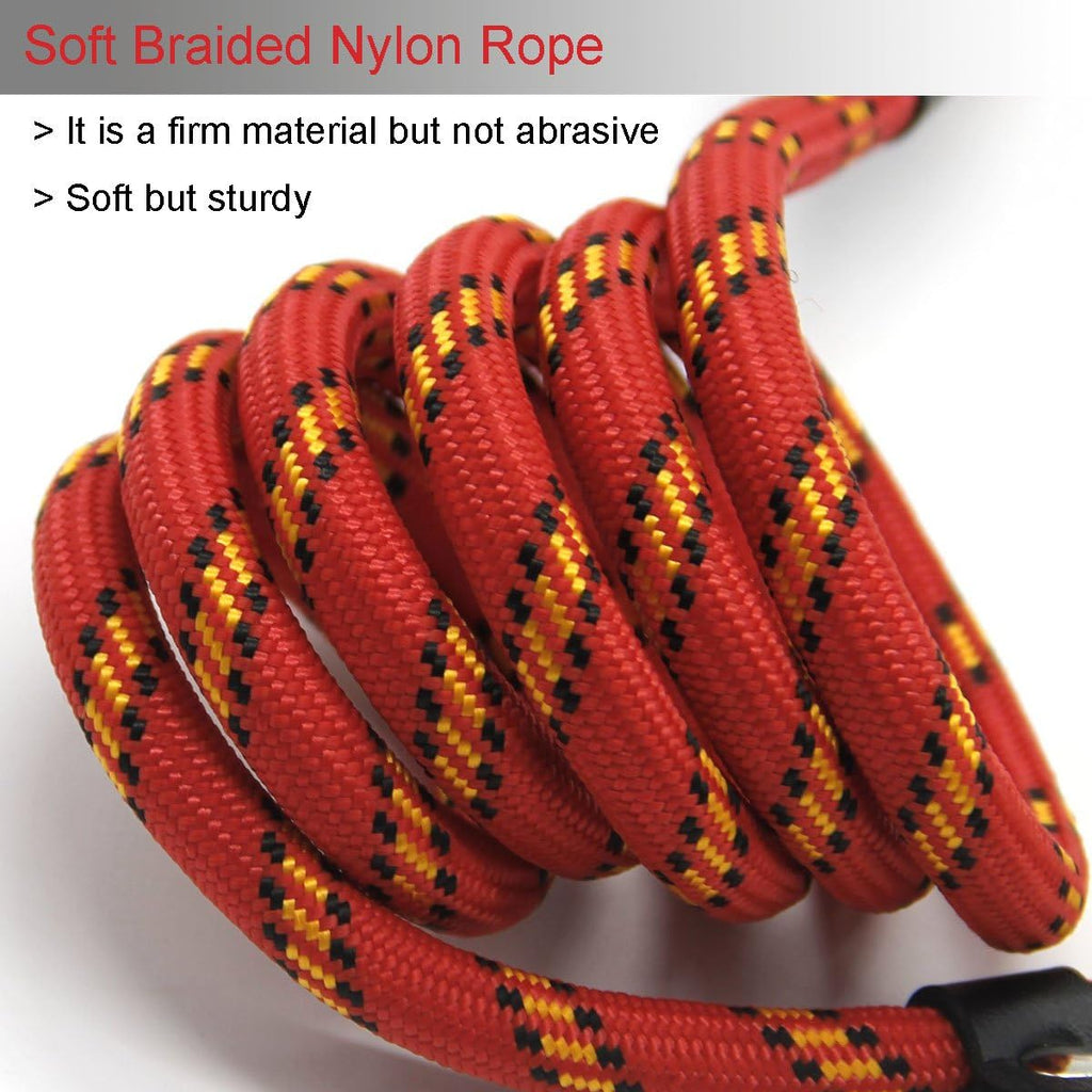 Coolrunner Durable Dog Slip Rope Leash, 5 FT Dog Training Leash, 10-80 lb
