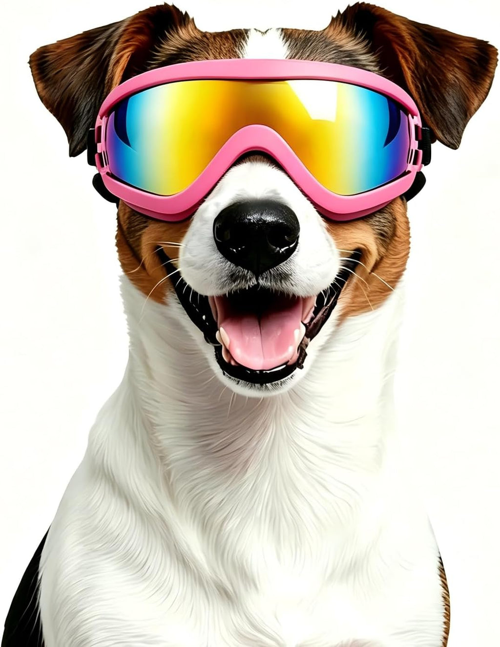 Dog Goggles Small Breed Windproof Anti-Fog Dog Sunglasses Clear View Dog Glasses for Walks/Car Rides/Motorcycle Riding/B