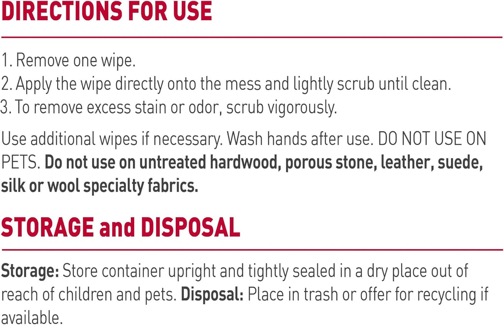 Nature's Miracle Cat Litter Box Scrubbing Wipes, Enzymatic Formula, 30 Ct