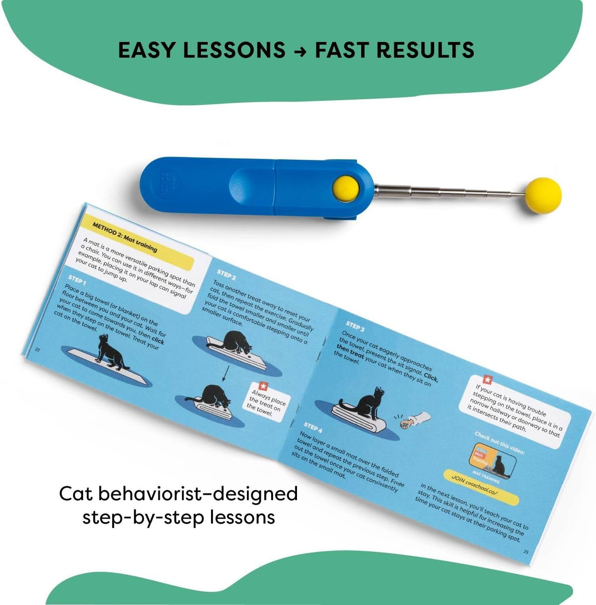 Cat Training Clicker Positive Reinforcement Training Tool