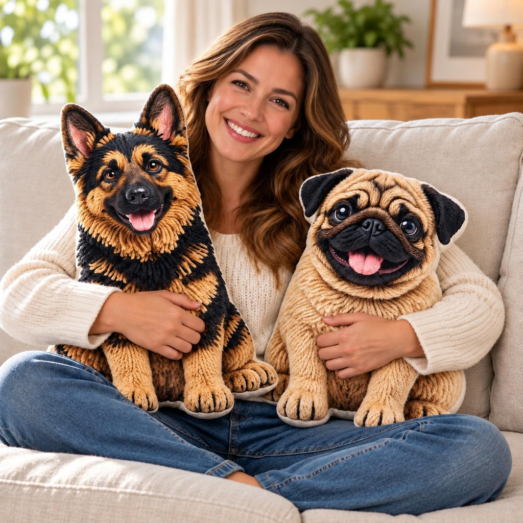 Wrappiness Custom Photo Pet Pillows For Dogs, Pet Lovers Gift Decor Sofa