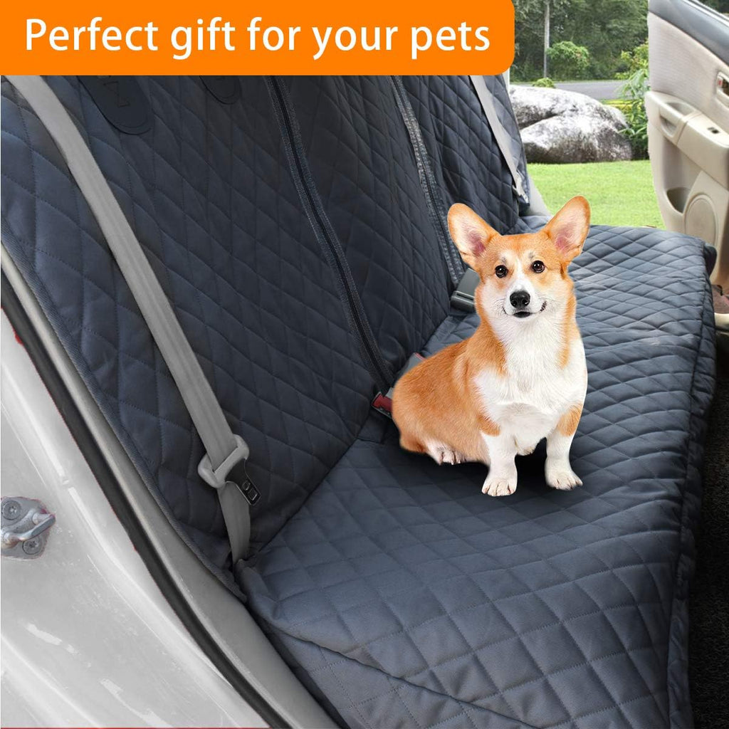 Honest Dog Car Seat Covers, Dog seat Cover with Side Flap for Cars, Trucks, and Suv's - Waterproof & Nonslip Pet Seat Co