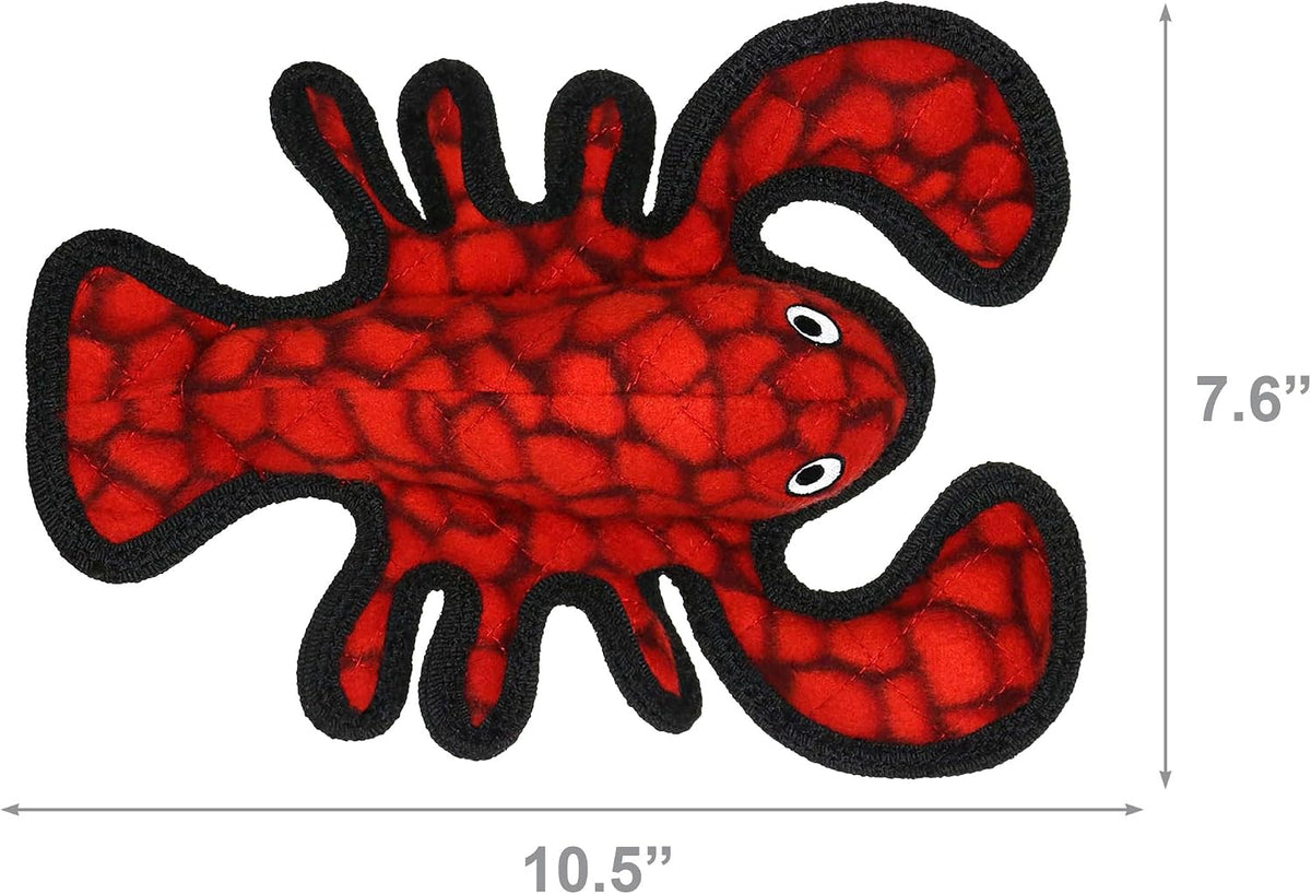 Tuffy® 2 Pack Lobster Shark Ultra Durable Plush Dog Toys