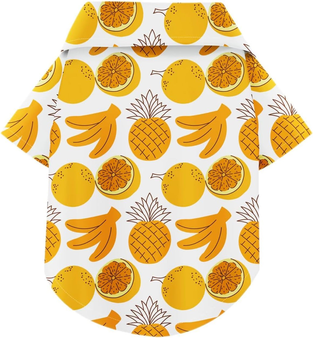 Hawaiian Dog Shirt – Lightweight and Breathable Summer T-Shirt with Tropical Prints, Fun Beach Outfit for Small, Medium,