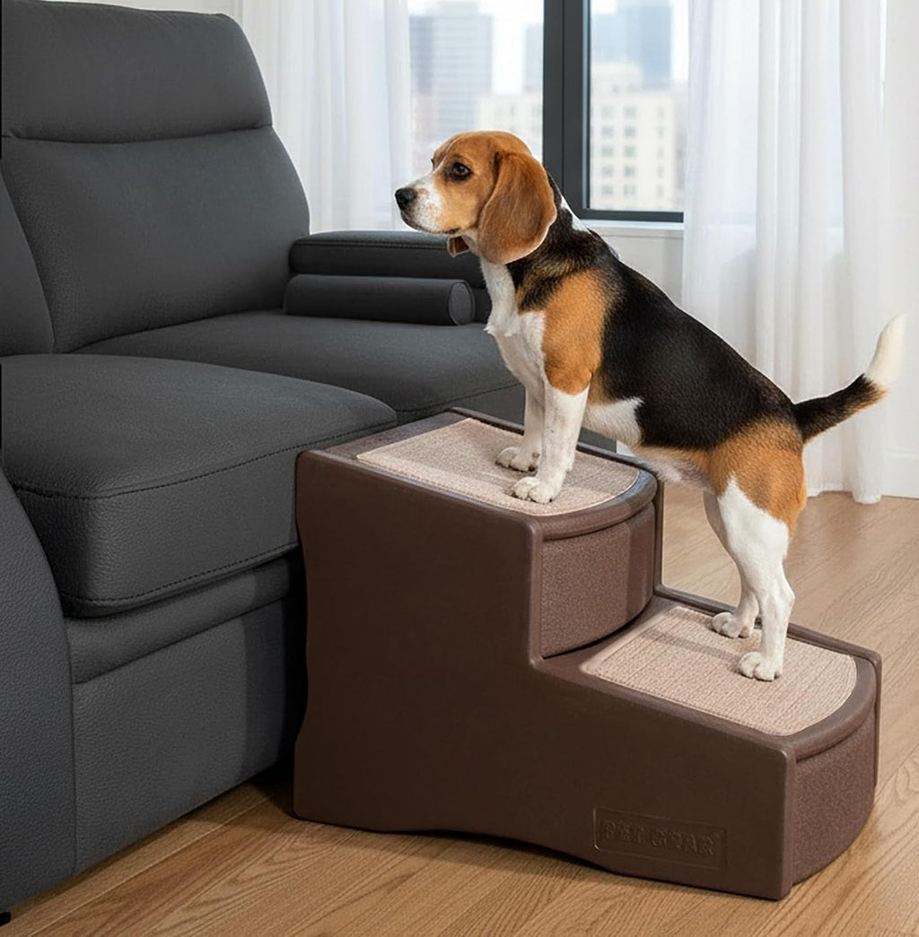 Pet Gear Easy Step II Pet Stairs, Dark Mocha, 2 Step