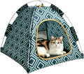 Portable Pet Tent 40x40x35cm Breathable Enclosed Cat House for Indoor