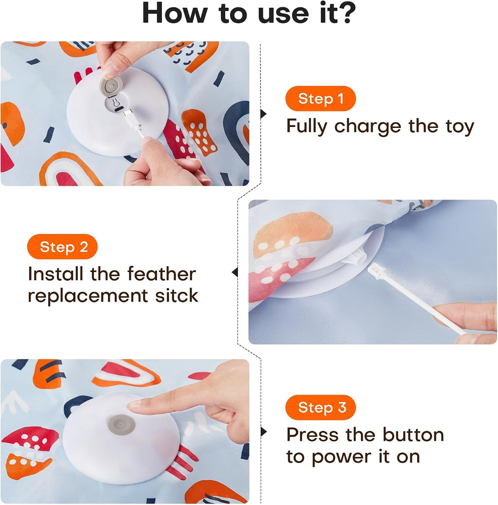 Potaroma Hide and Seek Interactive Cat Toys