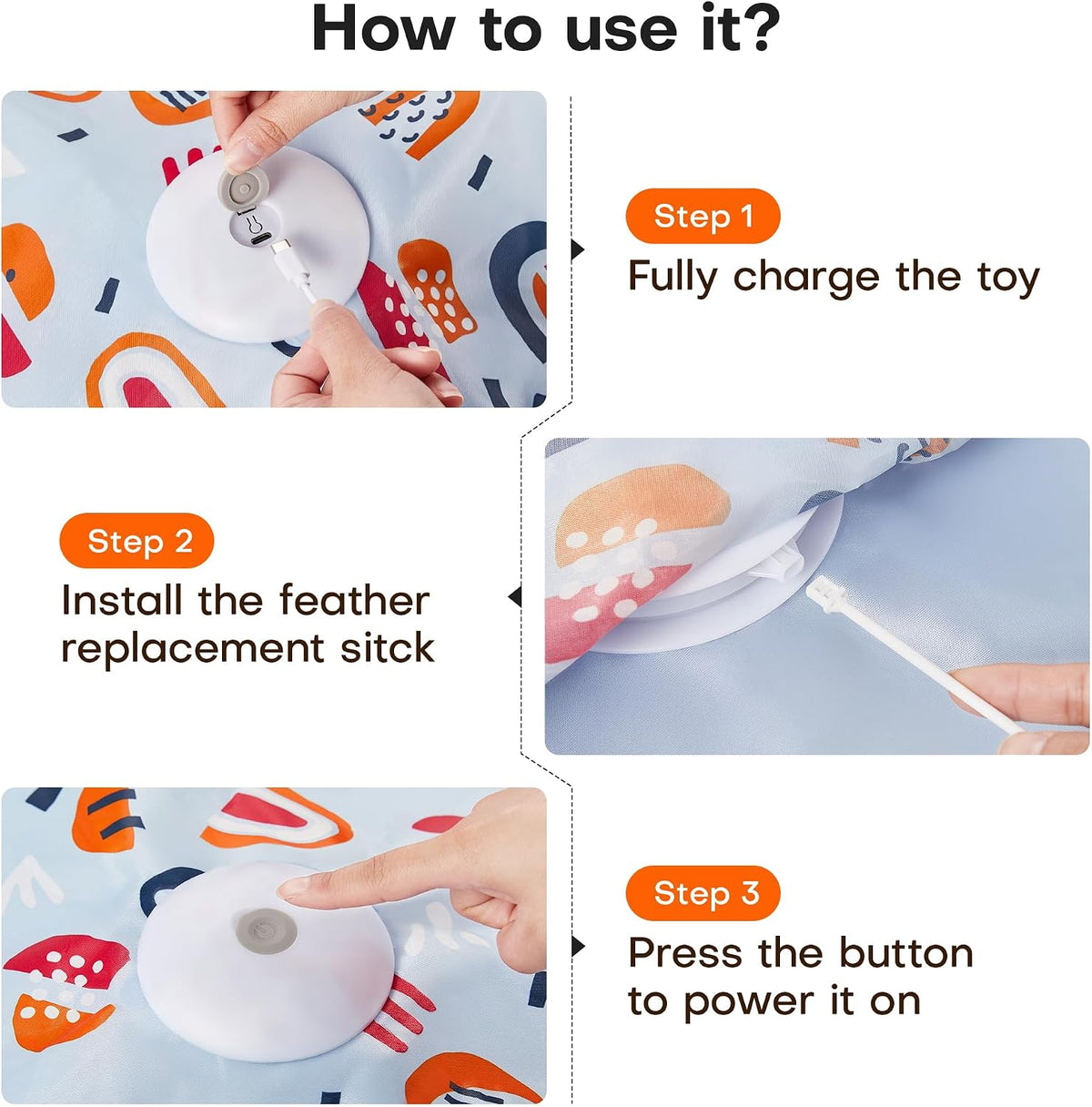 Potaroma Hide and Seek Interactive Cat Toys
