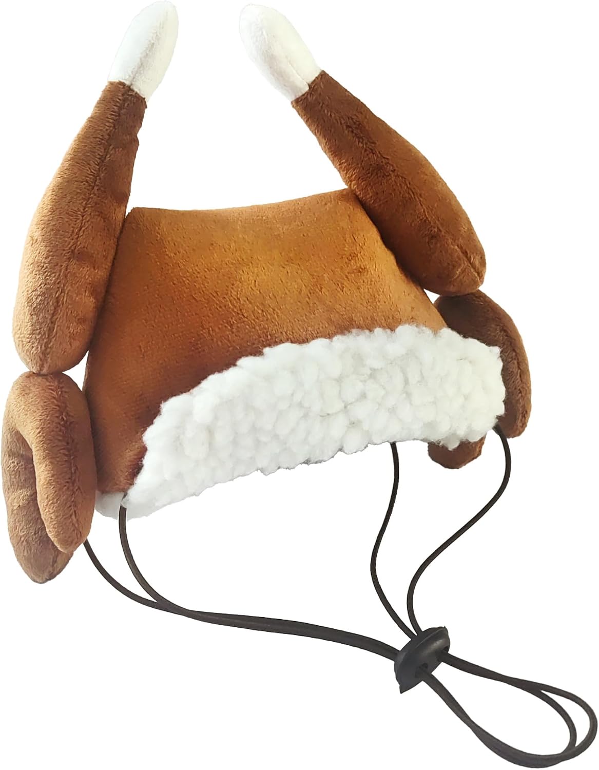 Huxley & Kent SnugFit Pet Hat for Dogs & Cats, Antler Buffalo Check, Large
