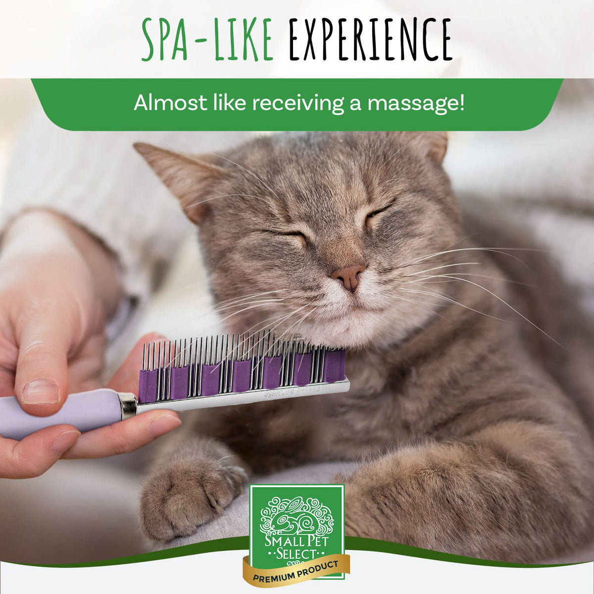 Small Pet Select Hair Buster Comb for Rabbits, Cats & Dogs