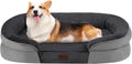 Orthopedic Waterproof Medium Dog Bed Sofa, Gel Memory Foam, 36"