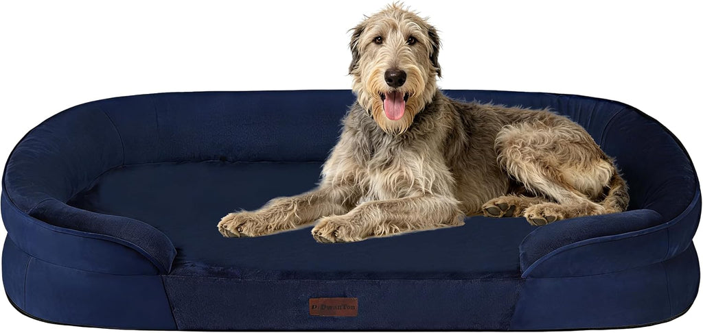 Orthopedic Waterproof Medium Dog Bed Sofa, Gel Memory Foam, 36"