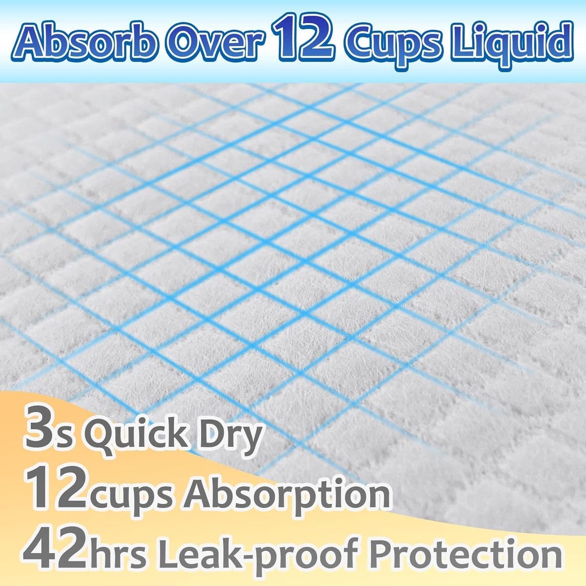 Dogcator Dog Pee Pads Extra Large 30"x36", 30 Count Super Absorbent Pee Pads for Dogs, Disposable Urine Bed Pads for Dog