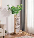 36"Cat Scratching Post With Interactive Cat Toys,Brown Cat Scratching Board